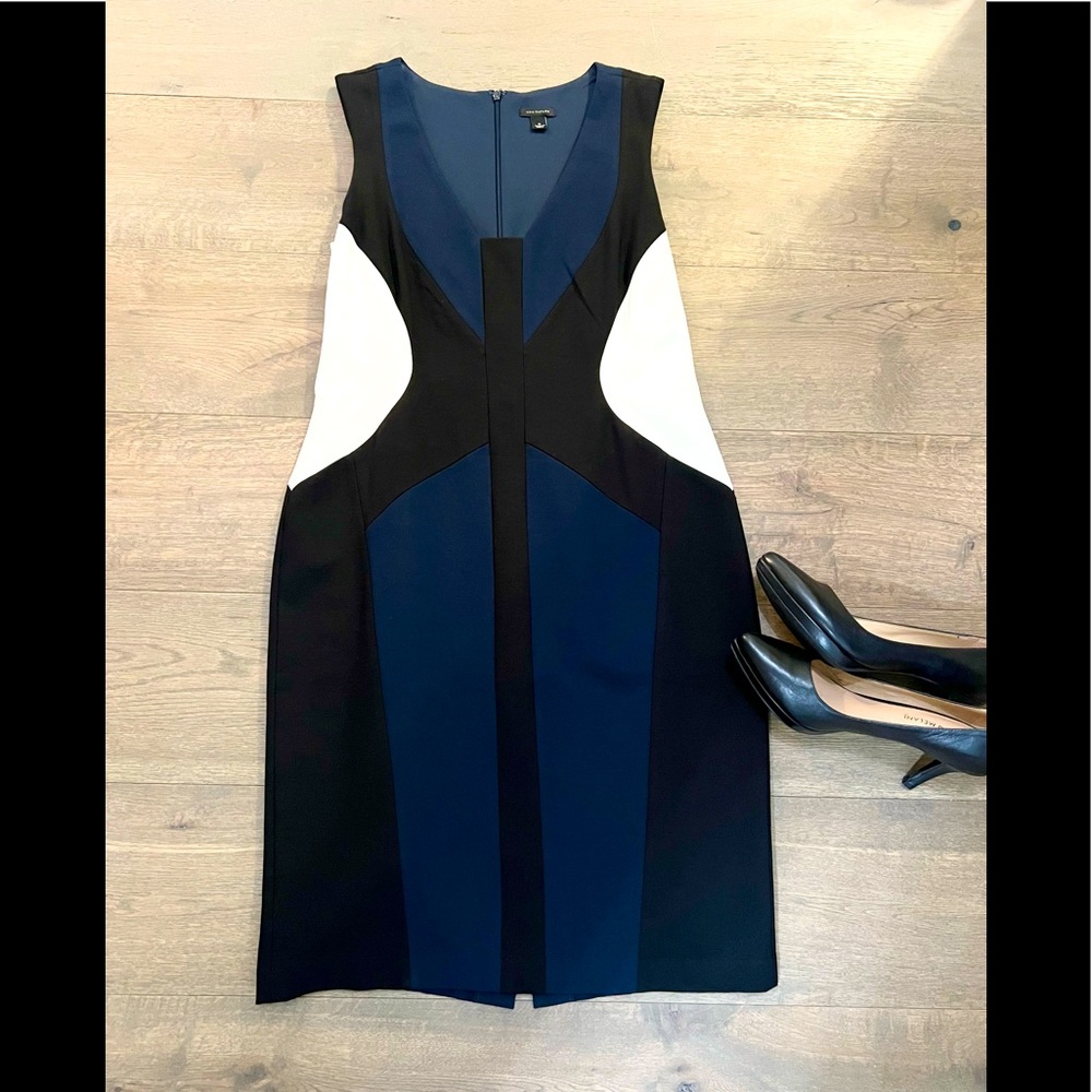 Ann Taylor color blocked dress 👗